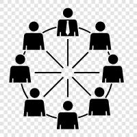 leadership, organization, team, task icon svg