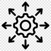 liderlik, strateji, planlama, işlemler ikon svg