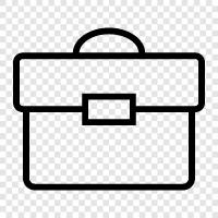 leather, briefcase, tote, shoulder icon svg