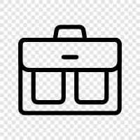 leather, briefcase, handbag, shoulder bag icon svg