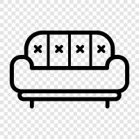 leather, recliner, sleep, relaxation icon svg