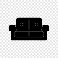 leather, fabric, upholstery, sectionals icon svg