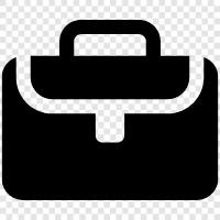 leather, briefcase, briefcases, men icon svg