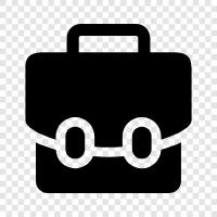 Leather, Business, Portfolio, Briefcase icon svg