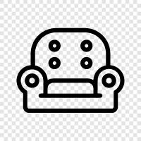 Leather Sofa, Sofa Bed, Sofa Beds, Sofa icon svg