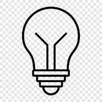 LED, CFL, LED Bulb, Energy Saving icon svg