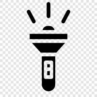 LED, tactical, pocket, headlamp icon svg