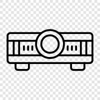 LED, home theater, cinema, Projector icon svg