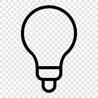 LED, CFL, LED Lighting, LED Bulbs icon svg