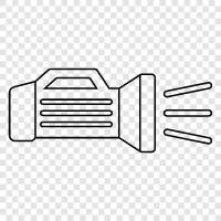 LED, Scheinwerfer, Taschenlampe, Scheinwerferwechsel symbol