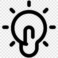 LED, CFL, Incandescent, Halogen Light Bul icon svg