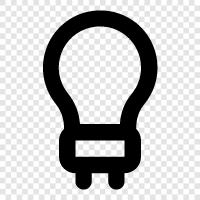 LED, CFL, LED Leuchtmittel, Leuchtmittel symbol