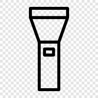 LED Flashlight, Headlamp, Mini Flashlight, Tactical Flashlight icon svg