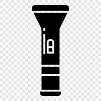 led flashlight, tactical flashlight, hunting flashlight, camping flashlight icon svg