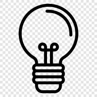 LED, energy efficient, CFL, LED light bulb icon svg