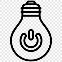 led light, fluorescent light bulb, lightbulb replacement, led light bulb icon svg