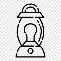 LED, light, lanterns, solar icon svg