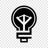 LED, LED light, LED light bulb, LED light projectors icon svg