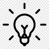 LED, CFL, incandescent, Halogen icon svg