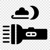 LED, headlamp, tactical, camping icon svg