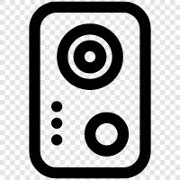 left and right, stereo sound, Stereo icon svg