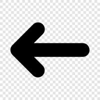 left arrow, arrow keys, digital media, digital media design icon svg