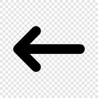 left arrow, left arrow key, left arrow keybind, Arrow Left icon svg