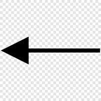 left arrow, left arrow line icon svg