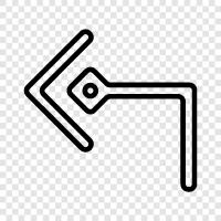 left arrow, turn left, left arrow key, left arrow keybind icon svg