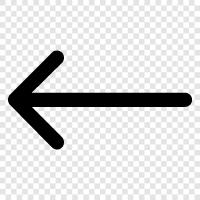 left arrow key, left arrow key shortcuts, left arrow icon svg