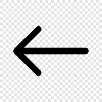 left arrow key, left arrow key shortcuts, left arrow icon svg