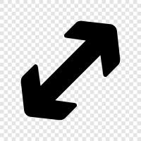 left directional arrow, right directional arrow, up directional arrow, down directional arrow icon svg