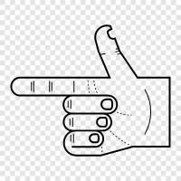 Left Hand Pointing icon