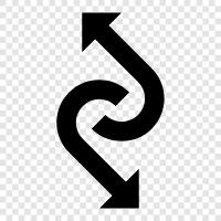 left turn arrow, right turn arrow, turning arrow, driving arrow icon svg