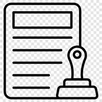 Legal Document Template icon