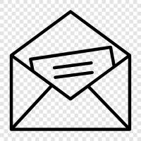 letter, mail, send, postal icon svg