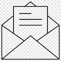 letter, mail, send, mailing icon svg