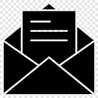 letter, correspondence, mail, delivery icon svg