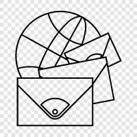 letter, mail, package, post icon svg