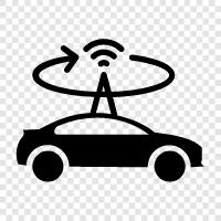 lidar, car, sensors, 3D mapping 3D lidar icon svg