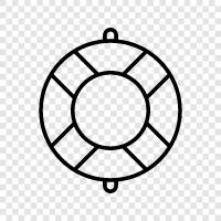 life saver, life savers, emergency, first aid icon svg