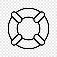 lifeboat, lifejacket, lifesaver station, lifesaver icon svg