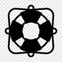 lifebuoy, buoyant, float, buoyant objects icon svg