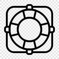 lifejacket, life preserver, spare lifejacket, lifebuoy icon svg