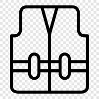 lifejacket, safety vest, buoyancy aid, safety equipment icon svg