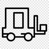Lift, Truck, Equipment, Operations icon svg