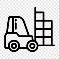 lift truck, pallet jack, forklift truck, pallet jack manufacturer icon svg