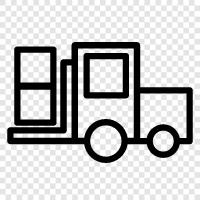 Lifts, Truck, Equipment, Crane icon svg