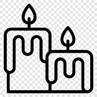light a candle, hot candle icon svg
