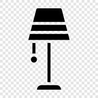 Licht, Decke, Beleuchtung, Lampen symbol